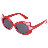 Červeno-biele bodkované slnečné okuliare pre deti &quot;Sweet&quot;