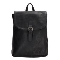 Čierny elegantný kožený batoh „Midnight“