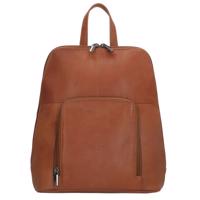 Hnedý elegantný ruksak z pravej kože „Santa Lucia“