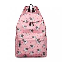 Ružový vzorovaný ruksak do školy „Unicorn&quot;