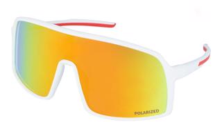 Športové polarizačné okuliare Be Active - White/Red