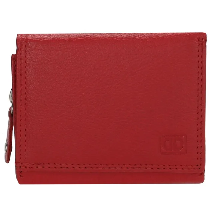 Červená malá kožená peňaženka &quot;Clarrisa&quot;