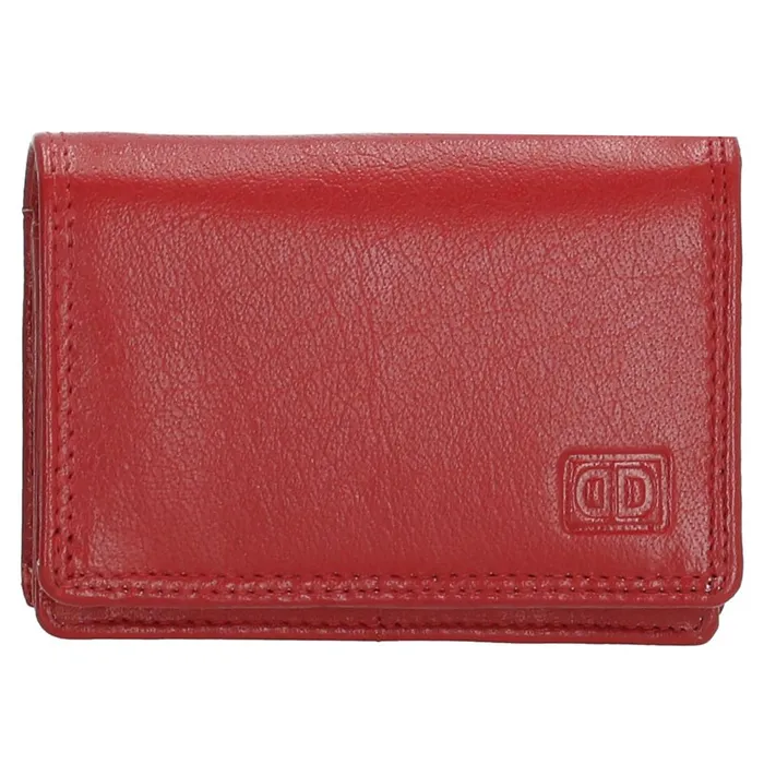 Červená malá kožená peňaženka &quot;Merry&quot;