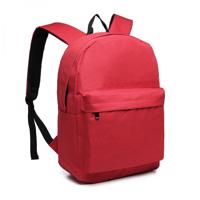 Červený ľahký batoh do školy &quot;Basic&quot;
