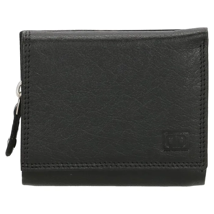 Čierna malá kožená peňaženka &quot;Clarrisa&quot;