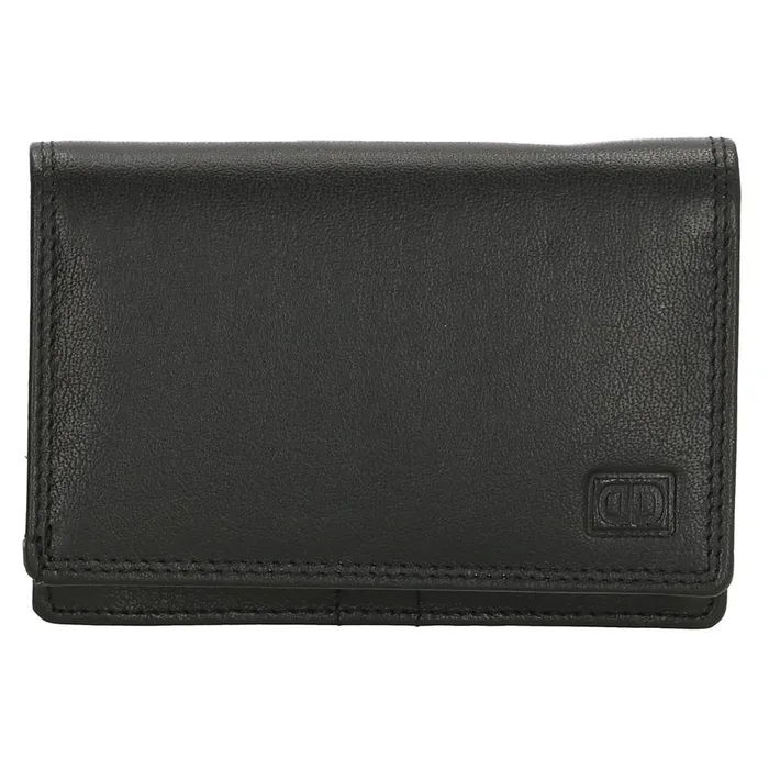 Čierna praktická kožená peňaženka &quot;Collect&quot;