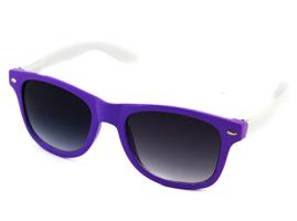 Slnečné okuliare Wayfarer - fialova-biela